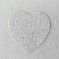 Factory sell blank heart-shaped puzzle for sublimation