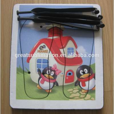 blank flip flop for sublimation, rubber back + white surface for sublimation