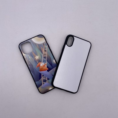 PC+TPU Phone case for sublimation, blank black phone case